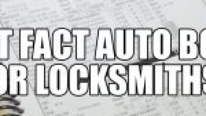 Locksmith Fast Facts Auto Book | Mr. Locksmith Blog