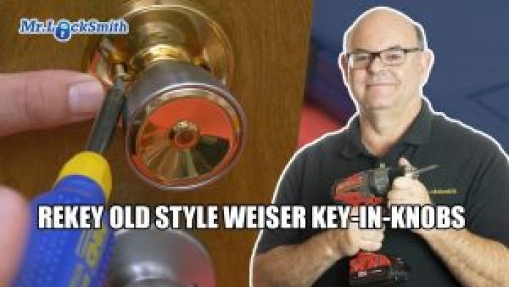 Rekey Old Style Weiser Locks Key in Knobs | Philippines